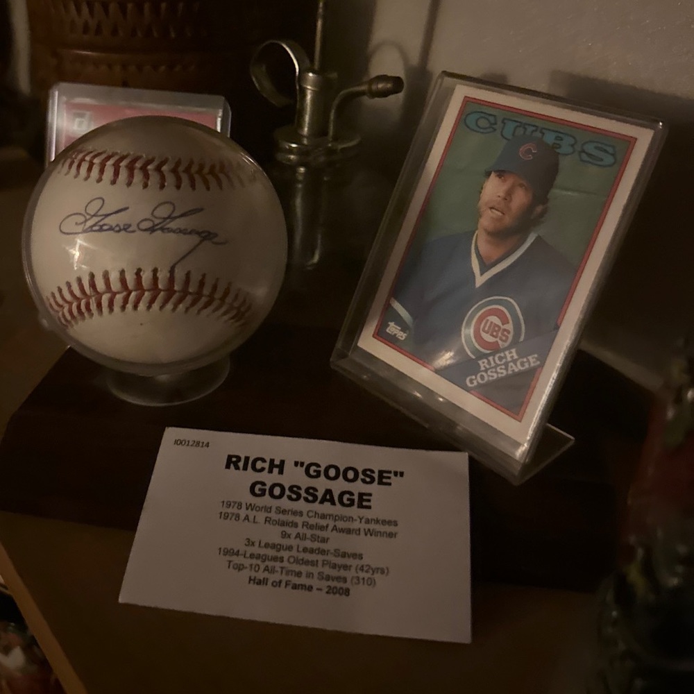Uncertified Goose Gossage autographed Rawlings MLB baseball